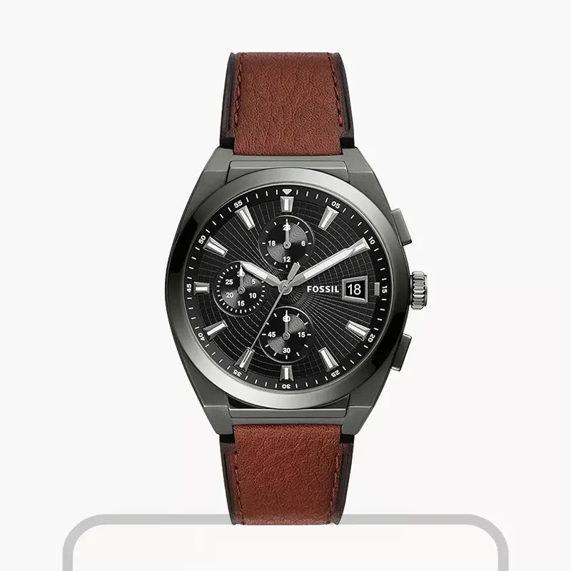 Fossil Everett Chronograph Black Dial Men's Watch | FS5799